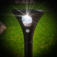 Садовый светильник на солнечной батарее Uniel, с датчиком движения, 1 светодиод. Белый свет. 1*3,7V UL-00009372