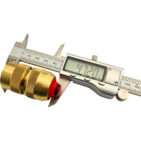 Коннектор с аквастопом AR15 1/2, латунь, HG 1648062