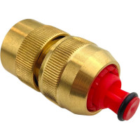 Коннектор с аквастопом AR15 1/2, латунь, HG 1648062