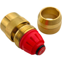 Коннектор с аквастопом AR15 1/2, латунь, HG 1648062