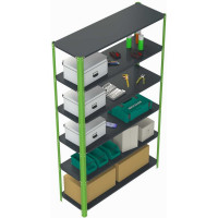 Стеллаж ООО Металекс Metalex AIR 2000x1200x600 6 полок SMAVI201260