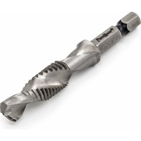 Сверло-метчик комбинированный М10, 10 мм, шаг 1,5 мм, длина 72 мм, хвостовик 1/4", РемоКолор 35-5-916