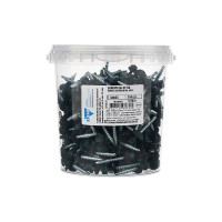 Саморез КР со сверлом 4,8x35 мм RAL-6005 темно-зеленый, 250 шт в ведре Zitar 127874