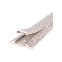 Порог с монтажным каналом IDEAL 42 мм, 1.6 м, 215 дуб снежный, 1 шт. ПМК42-1,6 215 дуб СНЖ