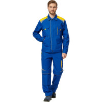 Куртка Эксперт Спецодежда Алатау васильковый/желтый, р. 52-54, рост 170-176 6446000057356