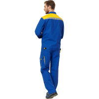 Куртка Эксперт Спецодежда Алатау васильковый/желтый, р. 52-54, рост 170-176 6446000057356