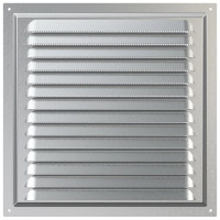 Решетка вентиляционная 3030МЦ вытяжная стальная с оцинкованным покрытием 300x300 мм ERA 86-860