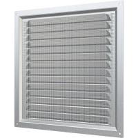 Решетка вентиляционная 3030МЦ вытяжная стальная с оцинкованным покрытием 300x300 мм ERA 86-860