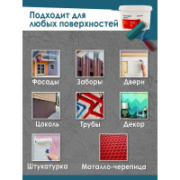 Резиновая краска Доминар зеленая, 3 кг T13689