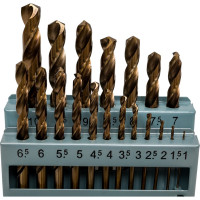 Набор сверл №80 Р6М5К5 19 шт Волжский Инструмент 5503096