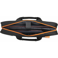 Сумка-портфель с отделением для ноутбука 17.3" BRAUBERG Office, черная, 44x34x6 см 270826