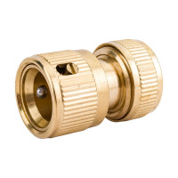 Коннектор SM-HQC0404 1/2" с аквастопом латунный ST SanTrade 0142