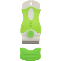 Скребок для чистки стеклокерамики Eurokitchen белый/салатовый RS-15WL