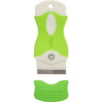 Скребок для чистки стеклокерамики Eurokitchen белый/салатовый RS-15WL