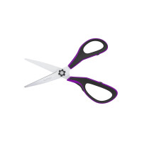 Ножницы Berlingo Easycut 350 15 см, сиреневые, эргономичные ручки, мягкие вставки, европодвес DNn_15035_a