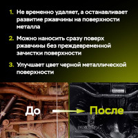 Антикоррозийное покрытие Defender Auto Back-n-black, 400 мл 10014