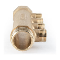 Коллектор латунный PROFACTOR в/н 1" х 4 вых 1/2" нар PF MF 263.4