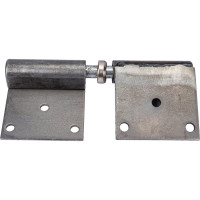 Гаражная петля на площадке Левша 140x20x47 под крепеж, правая У1-9200.Wп