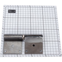 Гаражная петля на площадке Левша 140x20x47 под крепеж, правая У1-9200.Wп