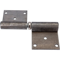 Гаражная петля на площадке Левша 140x20x47 под крепеж, левая У1-9200.Wл