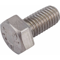 Болт DINFIX DIN 933, шестигранная головка с полной резьбой, 8x16, А2 нержавеющая сталь, 5 шт. 00-00002826