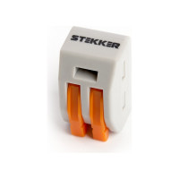 Строительно-монтажная 2-проводная клемма STEKKER 0,5-6 мм2, LD222-612 39866
