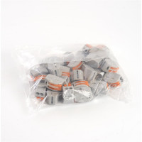 Строительно-монтажная 2-проводная клемма STEKKER 0,5-6 мм2, LD222-612 39866