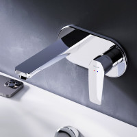 Смеситель для умывальника AM.PM Gem монтируемый в стену, хром F90A72200