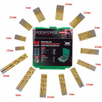 Набор сверел по металлу в кейсе HSS 92 шт ROCKFORCE RF-924U92(49385)