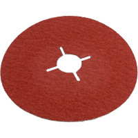 Керамический фибровый диск со шлицами XF885 (50 шт, 125х22 мм, P60) VSM 000704