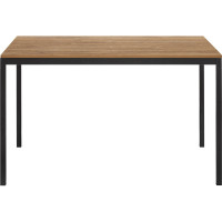 Разборный стол GreenWeen SMART 1200 черный каркас, столешница ЛДСП Дуб Канзас, 1200x650x750 GW-SMART-1200-B-LD-R
