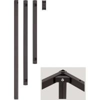 Разборный стол GreenWeen SMART 1200, белый каркас, столешница ЛДСП Дуб Канзас, 1200x650x750 GW-SMART-1200-W-LD-R