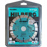 Диск алмазный отрезной Hilberg 125x22.23x12 Revolution HMR802