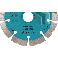 Диск алмазный отрезной Hilberg 125x22.23x12 Revolution HMR802