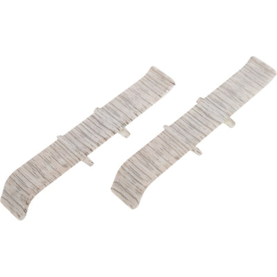 Соединитель для плинтуса DECONIKA (85 мм; 255 Ясень бьянко; 2 шт.) Д-П85-С-Ф2 255 ЯСН БНК