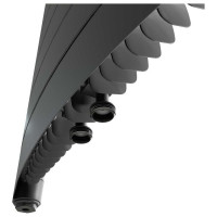 Биметаллический радиатор RIFAR CONVEX Ventil 500 Титан 22 секц. нижн. R-CV-500-22-V-TI
