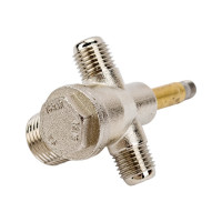 Клапан обратный наружная резьба 1/4", 1/4", 3/8" для малошумных компрессоров 1.4 кВт Pegas pneumatic 4325