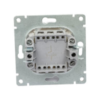 1-клавишный выключатель IEK Brite 10а вс10-1-0-брж жемчуг BR-V10-0-10-K36