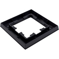 1-местная рамка IEK Brite ip44 ру-1-брч-44 черный BR-M12-44-K02