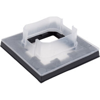 1-местная рамка IEK Brite ip44 ру-1-брч-44 черный BR-M12-44-K02