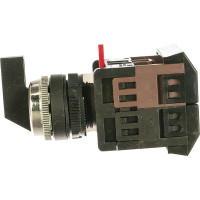 Переключатель на 3 положения, черный I-O-II 1з+1p IEK ALCLR-22 BSW10-ALCLR-3-K02
