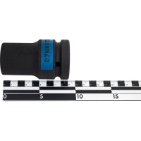 Торцевая ударная глубокая шестигранная головка 1", 27мм KING TONY 843527M