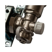 Коллектор из нержавеющей стали в сборе с расходомерами STOUT 2 выхода SMS 0907 000002