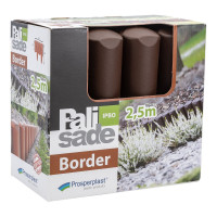 Бордюр для сада, коричневый Prosperplast Palisada border IPBO-R222