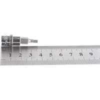 Насадка торцевая 1/4"DR с вставкой-битой шестигранной, H3 Ombra 114203