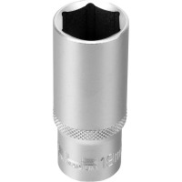 Набор удлиненных торцевых головок 3/8", 6-ти гр CrV, 8-19 мм, 10 шт. STELS 13604