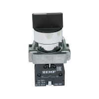 Переключатель EKF BD33 3P короткая ручка 2NO xb2-bd33
