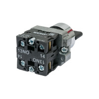 Переключатель EKF BD33 3P короткая ручка 2NO xb2-bd33