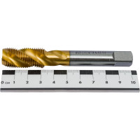 Метчик M16x1,5 HSS M2 TiN спиральный ПрофОснастка №458 арт. 50221058