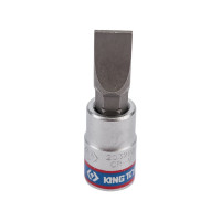 Головка-бита 1/4", Slotted, 8,0х1,2 мм, L = 37 мм KING TONY 203208